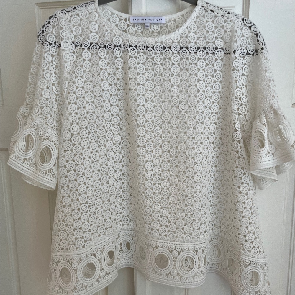 English Factory lace top
